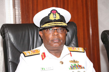 Rear Admiral Ibok-Ete Ekwe Ibas - Chief of Naval Staff PHOTO; SUNDAY AGHAEZE OFFICE OF THE PRESIDENT (PMB) JULY 13 2015