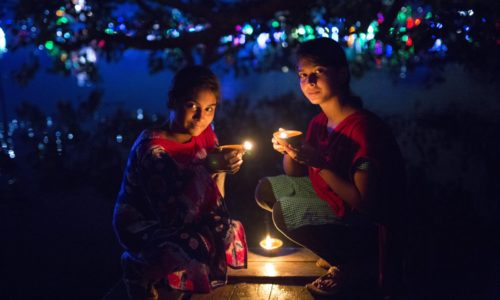 DHAKA, BANGLADESH - OCTOBER 29 : Bangladeshi Hindu people light oil lamps during the 'Deep Utsav or Light festival' ahead of the Diwali festival in Dhaka, Bangladesh, on October 29, 2016. Diwali also known as Deepavali and the ''festival of lights'', is an ancient Hindu festival. Diwali, marks the homecoming of the God Lord Ram after vanquishing the demon king Ravana and symbolises taking people from darkness to light and the victory of good over evil. (Photo by Zakir Hossain Chowdhury/Anadolu Agency/Getty Images)