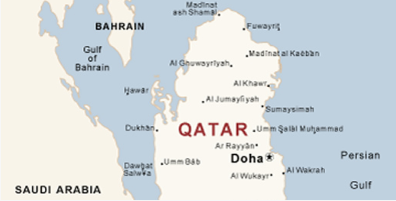 Государство Катар на карте. Катар это в медицине