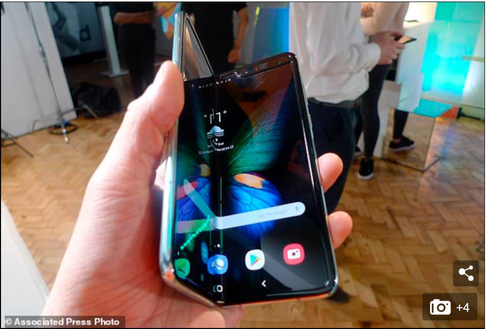 old foldable phone